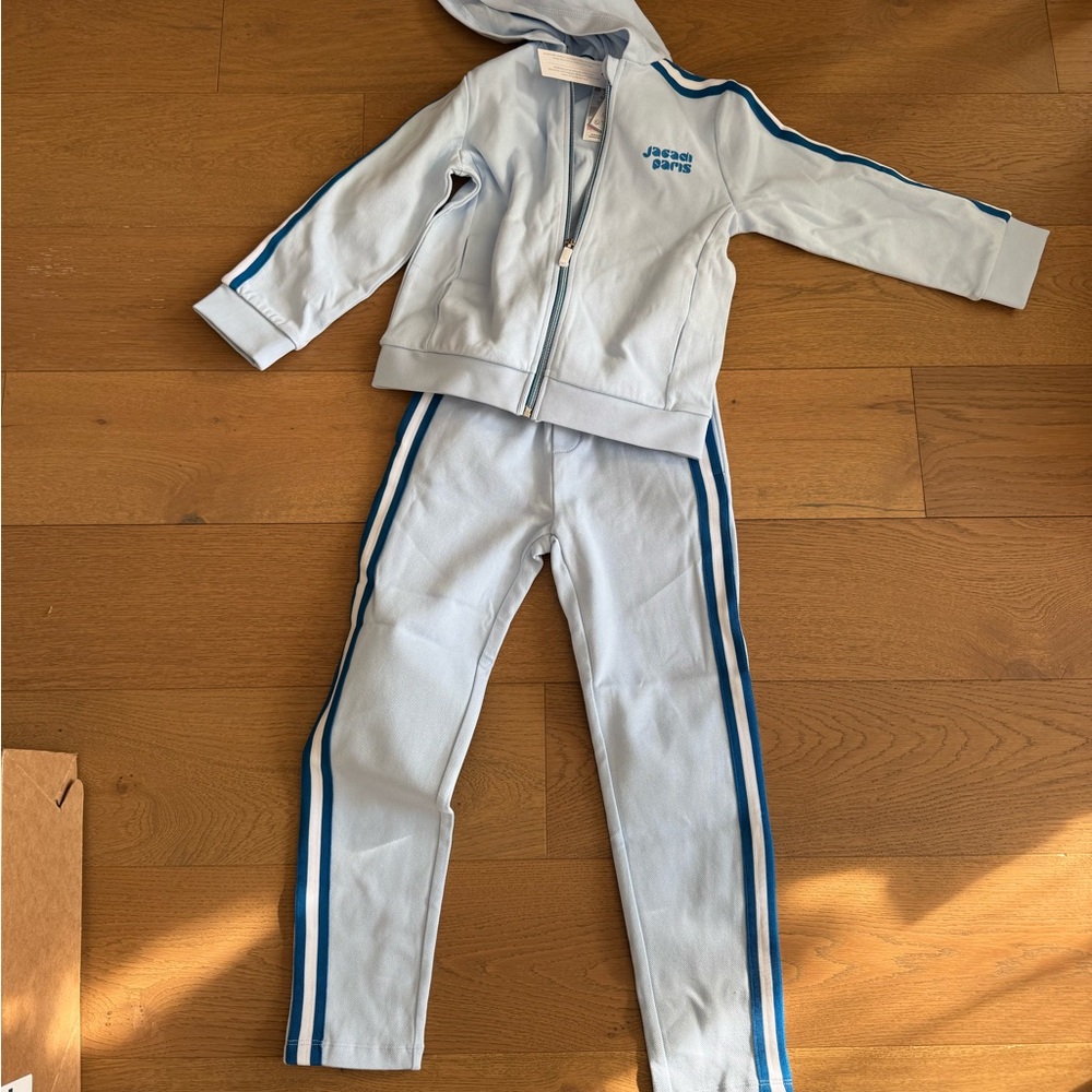 BNWT | Jacadi Paris Blue Tracksuit with Blue Stripes